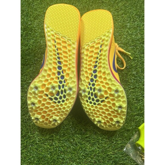 Mens 7 Nike Triple Jump Elite 3 Track & Field Spikes Citron Pulse NEW Spikes main image 9